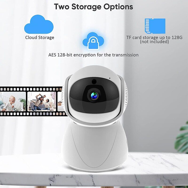 wireless wifi ptz camera ip cctv security protector surveillance camera smart auto tracking baby monitor with google alexa