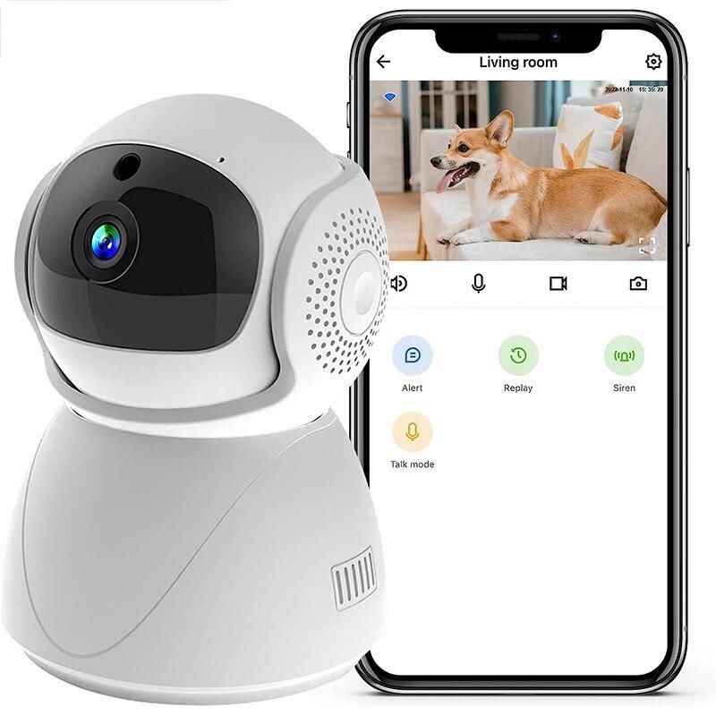 wireless wifi ptz camera ip cctv security protector surveillance camera smart auto tracking baby monitor with google alexa