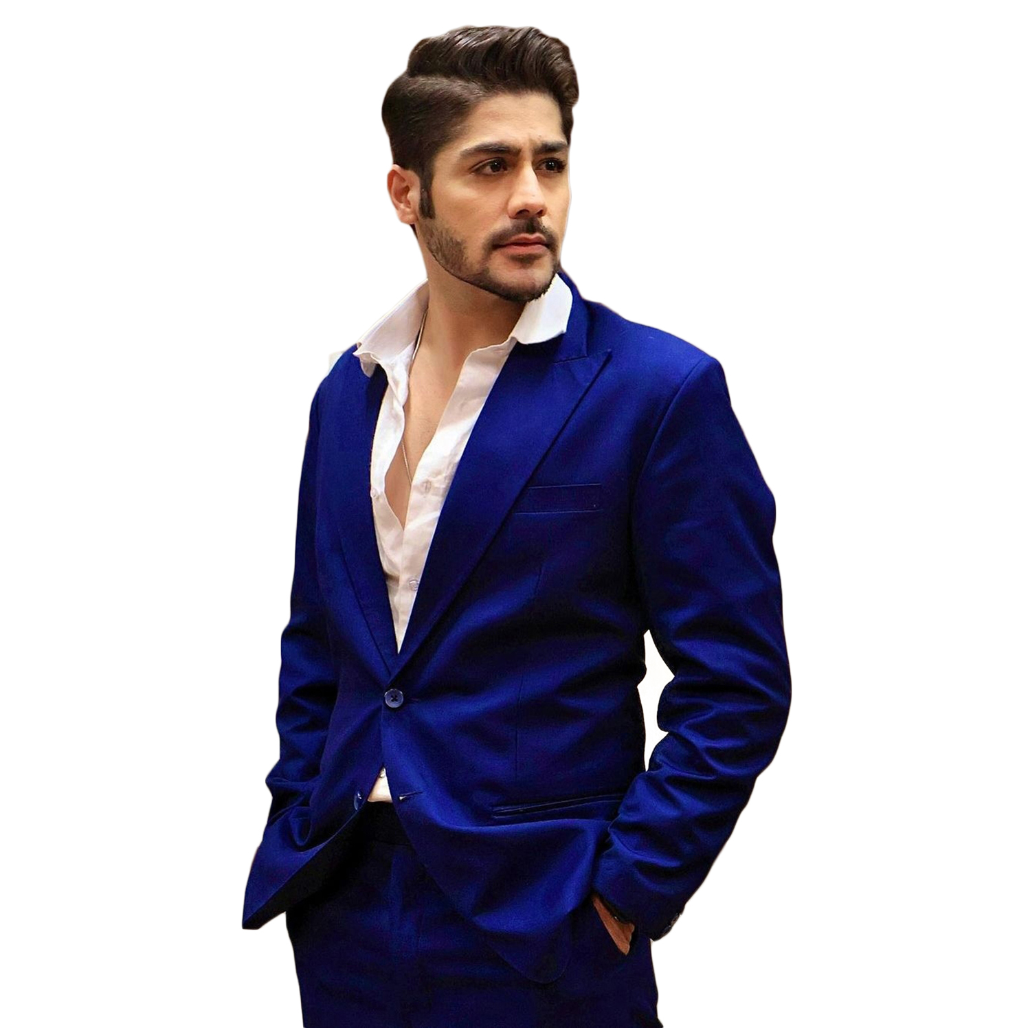 Fashion Wedding Tuxedos For Groom Peaked Lapel Coat Suits Slim Fit Men Evening Party 3 Pieces Blazer Pants Vest Custom Made