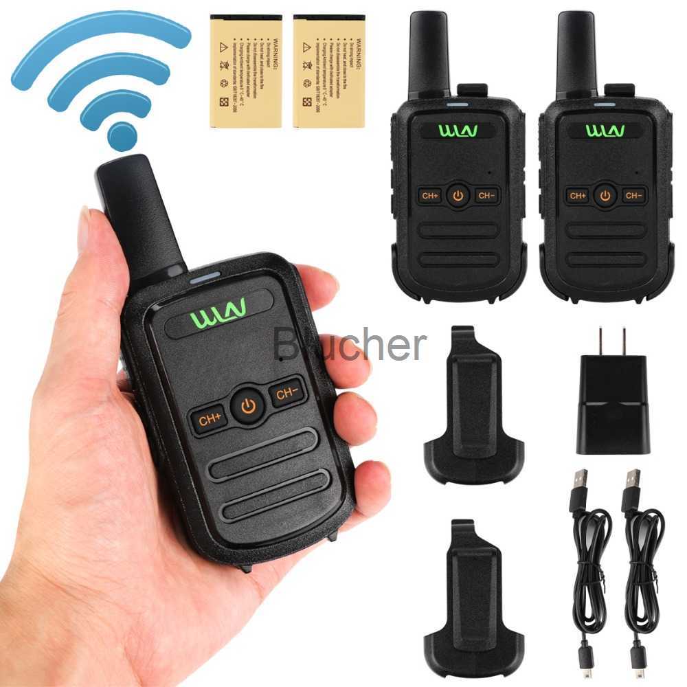 Talkie Walkie Mini Professional WalkieTalkie WLN KDC51 Portable Outdoor Two Way Radio Handheld Intercom UHF Transceiver Walkie Talkie x0802