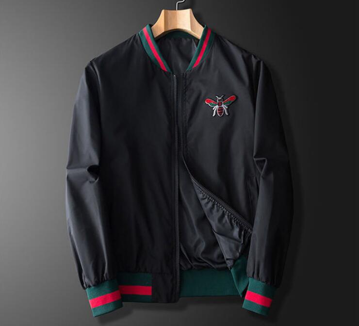 2023 Fashion designer Men Jacket windbreaker Fashion Stand Up Collar Zipper Up Man Coats Spring Bomber Jackets Casual Clothes