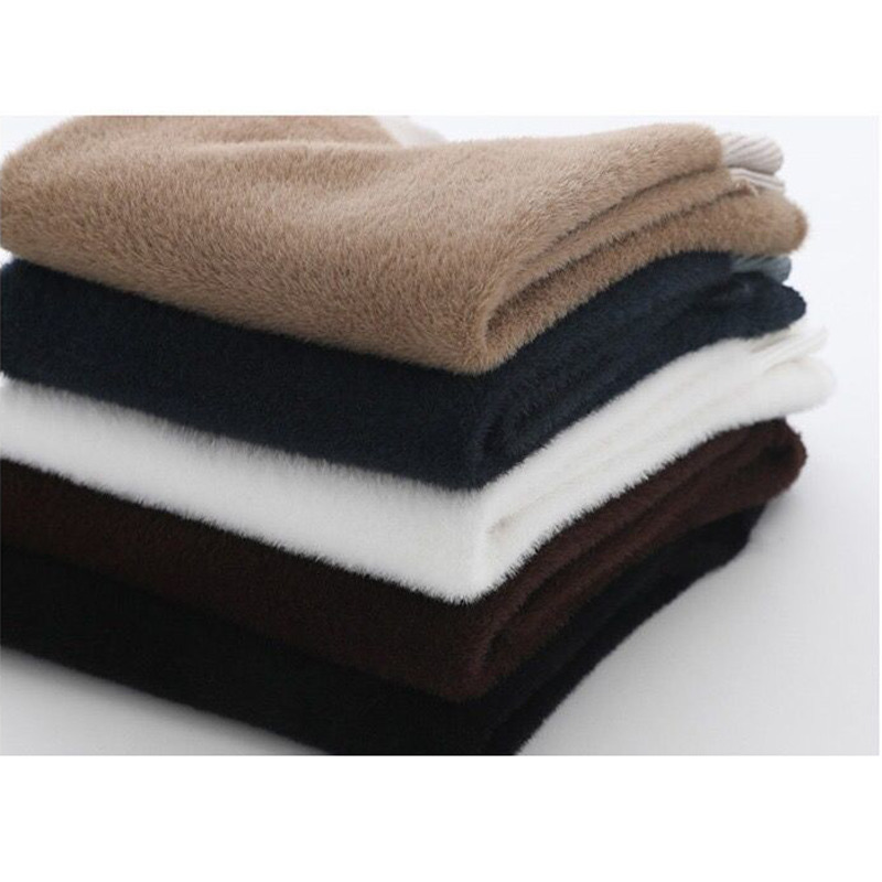 Women's Sweaters Half Turtleneck Sweater Slim Thicken Plus Velvet Woman Sueter Winter Knit Pullovers Casual Plush Fleece Lined Warm Knitwear Tops