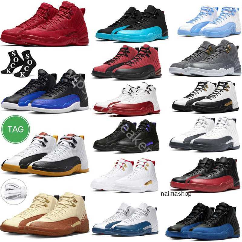 Men 12s Baskaetball Shoes 12 Black Taix Hyper Royal Royalty Playoffs Twist Dark Concord Reverse Flu Game University Gold French Blue The Master Mens Sneakers