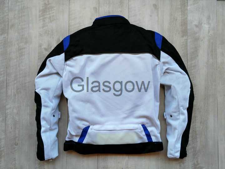 Apparel Motorbike Downhill Bike Riding Summer Mesh Jacket For Yamaha Motorcycle Street Moto White Jackets With Protector x0803 free shipping