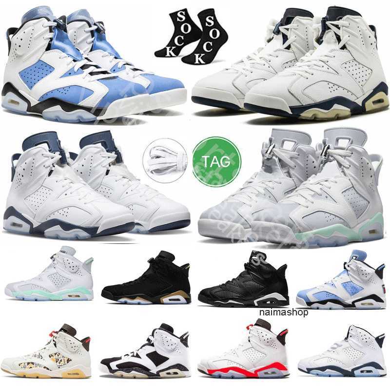 airs 6 6S Basketball Shoes Georgetown Grey UNC Home Red Oreo Tech Midnight Navy Maroon Carmine British Khaki Electric Green Mens Sport Sneaker Designer