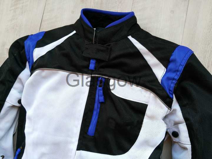 Apparel Motorbike Downhill Bike Riding Summer Mesh Jacket For Yamaha Motorcycle Street Moto White Jackets With Protector x0803 free shipping