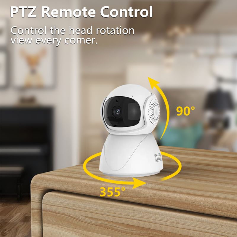 home security camera 5mp wifi 1080p wifi ptz auto tracking pro version cctv fhd, infrared night vision wifi security camera
