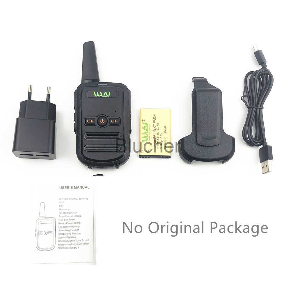 Talkie Walkie Mini Professional WalkieTalkie WLN KDC51 Portable Outdoor Two Way Radio Handheld Intercom UHF Transceiver Walkie Talkie x0802