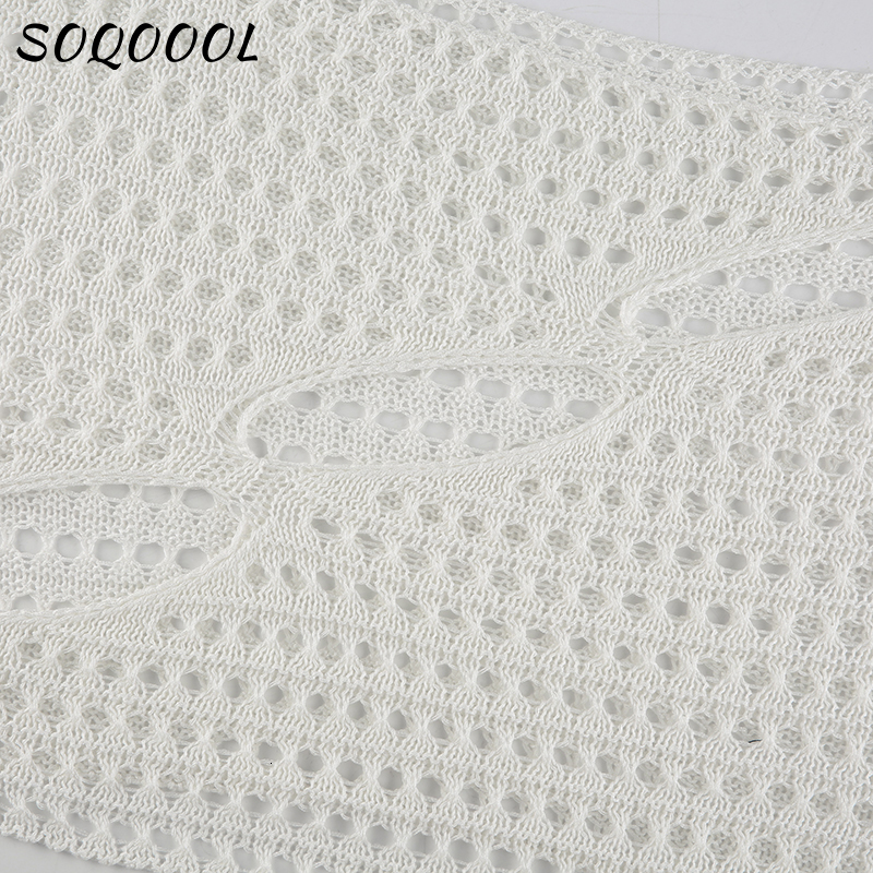 Women's Sweaters Y2K Hollow Out Cropped Knit Smock Top Women Vintage Loose Distressed Crochet Pullovers Crop Tops Fairy Grunge Sweater Cover-up 2