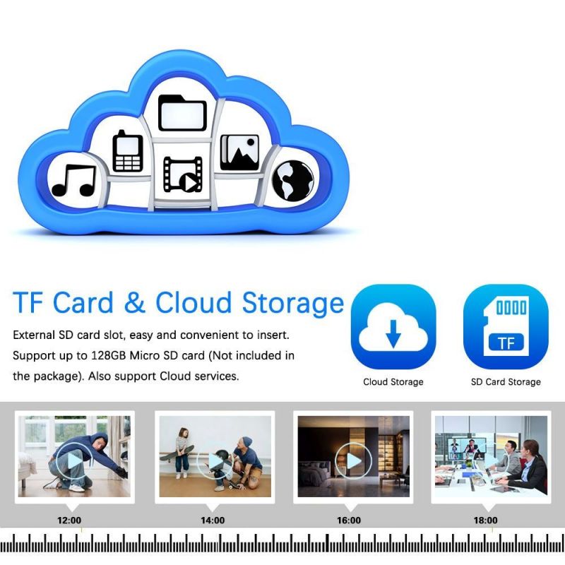 5mp 8mp 1080p 4k 5g wifi ip ptz camera surveillance security baby two way audio monitor auto human tracking color night vision