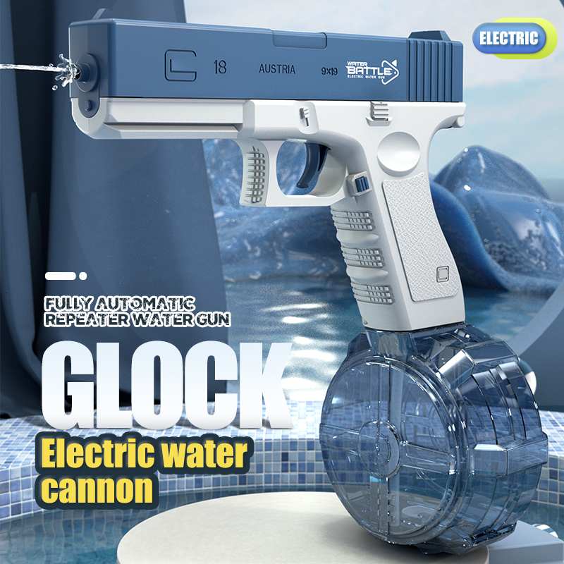 Kids Outdoor Fun Accessory - Rechargeable Automatic Squirting Electric Ages 8-12 Automatic Squirt Guns Boys Water Soaker Gun Toys for Kids Adults