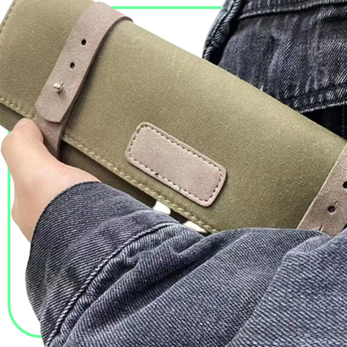 Canvas Nylon Oil Wax Watch Pouch Bag Tools Watch Case Holder Organizer Portable Watches Jewelry Display 007 Waterproof 223330398266Y