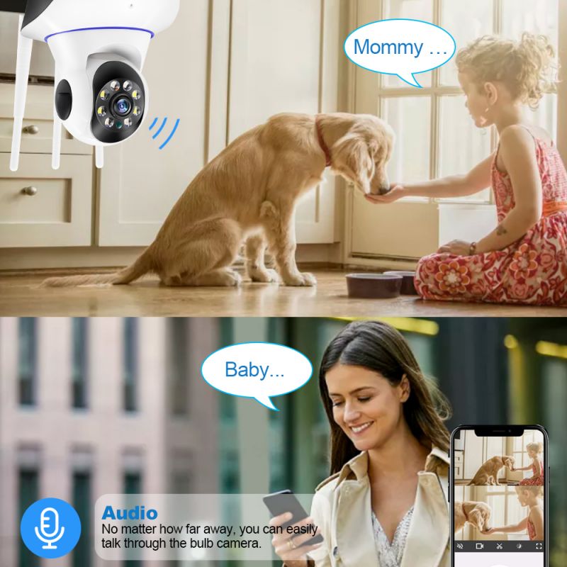 5g wifi wireless cctv ip camera hd 3mp 5mp camera ptz security protector surveillance camera smart auto tracking baby monitor