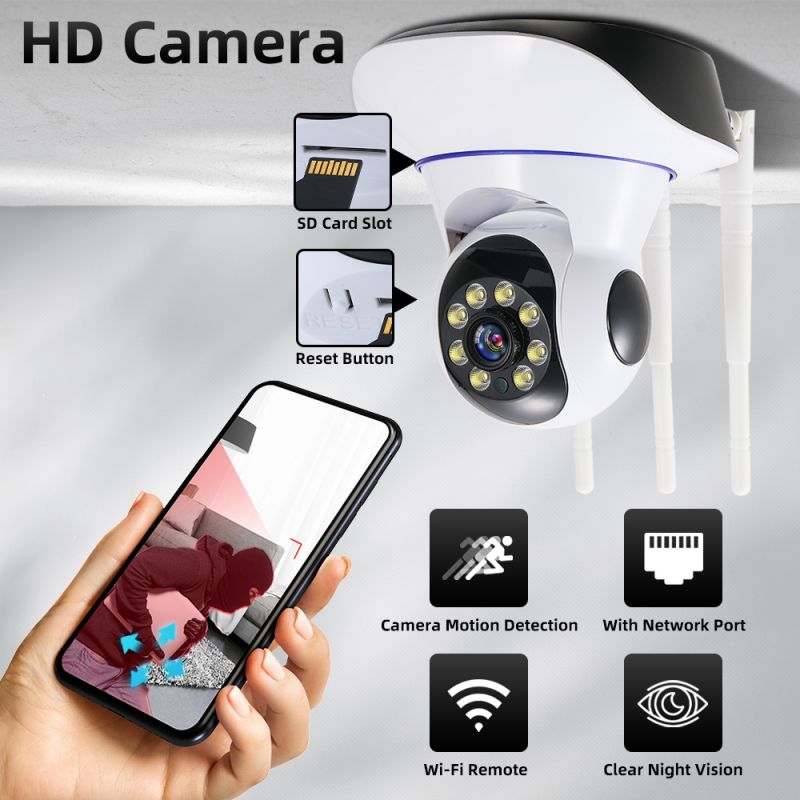 5g wifi wireless cctv ip camera hd 3mp 5mp camera ptz security protector surveillance camera smart auto tracking baby monitor