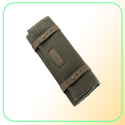 Canvas Nylon Oil Wax Watch Pouch Bag Tools Watch Case Holder Organizer Portable Watches Jewelry Display 007 Waterproof 22