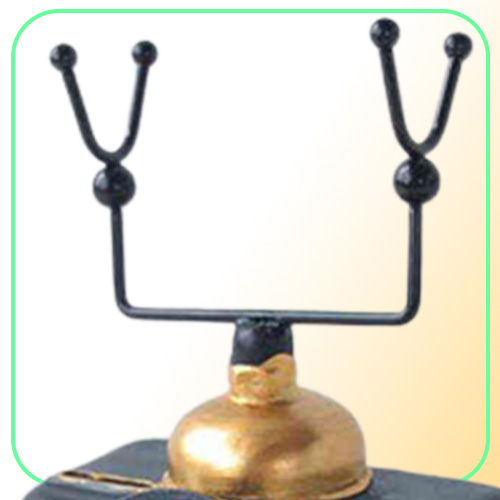 Black Vintage Telephone Retro Antique Shabby Old Phone Figurine Home Decor Wired Cored Landline Classical Office Desk Decoration H7701888