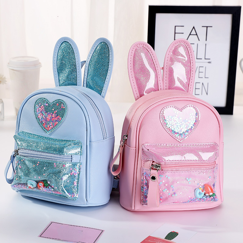 Backpacks Children Small Backpack Purse Cute Leather School Bags for Kids Girl Princess Bag Back Pack Mochila Feminina 230803