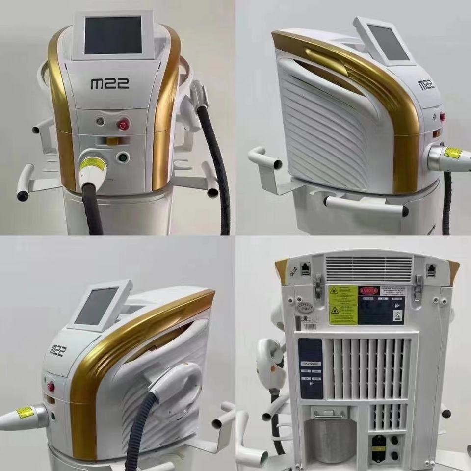 2 In1 Q Switched Nd Yag Laser IPL Machine Laser Hair Removal M22 Skin Rejuvenation Beauty Device