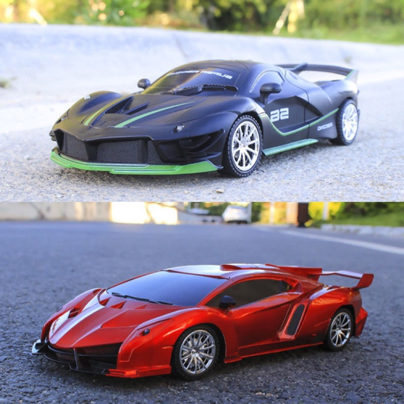 Electric/RC Car 1/18 RC Car LED Light 2.4G Radio Remote Control Sports Cars For Children Racing High Speed Drive Vehicle Drift Boys Girls Toys 230804