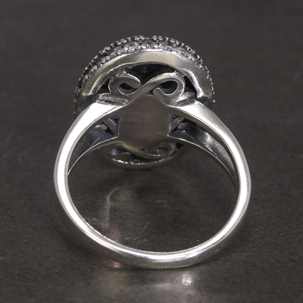 Wedding Rings Genuine 925 Sterling Silver Twilight Breaking Dawn Bella Engagement Ring With Heart Shape Metal Box 230804