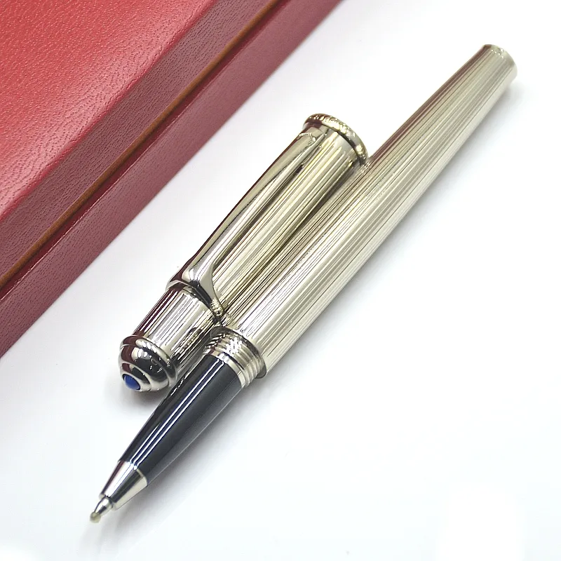 wholesale High quality Diabolo Series Metal Stripe Rollerball Pen Ballpoint Pen Stationery School Office Supplies Writing Smooth Ball Pens 20 Color