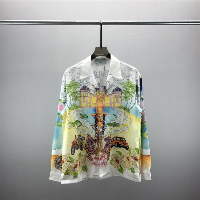 #1designer Mens Dress Shirt casual Slim Silk T-shirt Long sleeve Casual business clothing plaid men asian szie 031