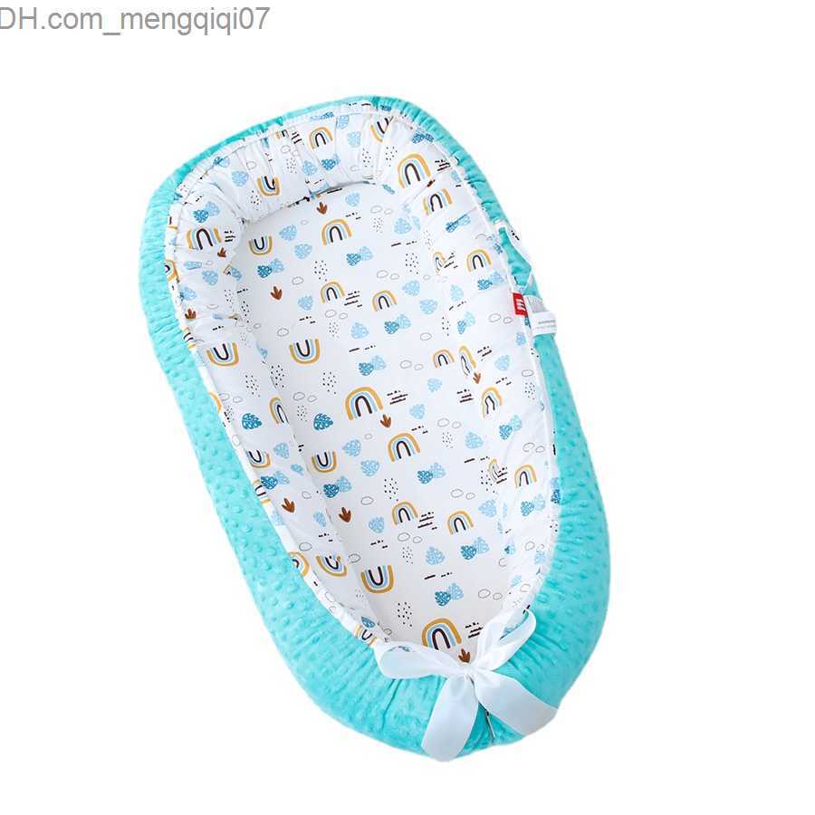 Bassinets Cradles Newborn Nest Bed 85 * 50cm Pillow Baby Portable Baby Bed Baby Cradle Bed Nursery Bassnet Travel Folding Baby Mattress Z230804