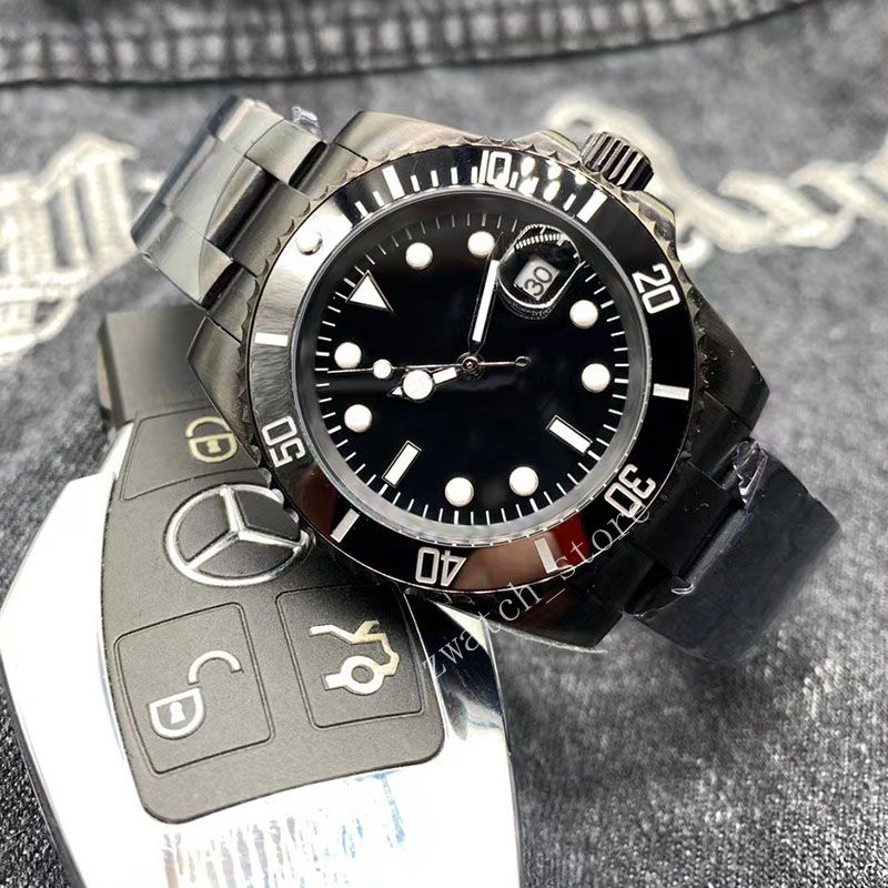 Mens Watch Designer High Quality Automatic Watch Mens 41mm Ceramic Ring Sapphire 2813 Movement Dial Rotatable Watch Stainless Steel Band montres mouvement