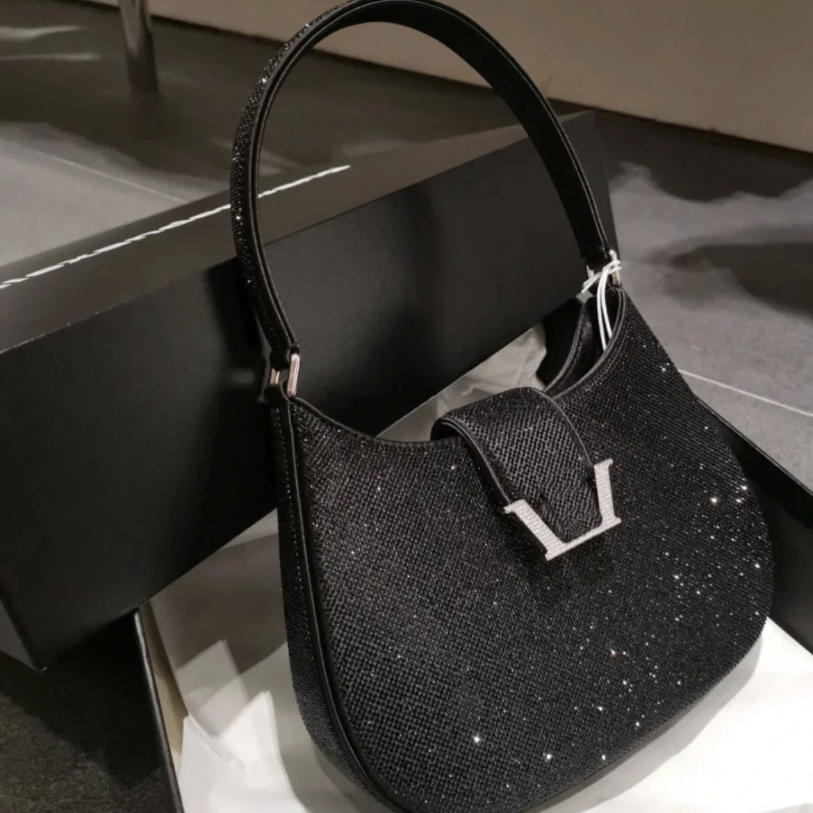 Luxury fashion designer bag handbag with letter logo diamond bag shoulder bag high-end big-name bag wallet