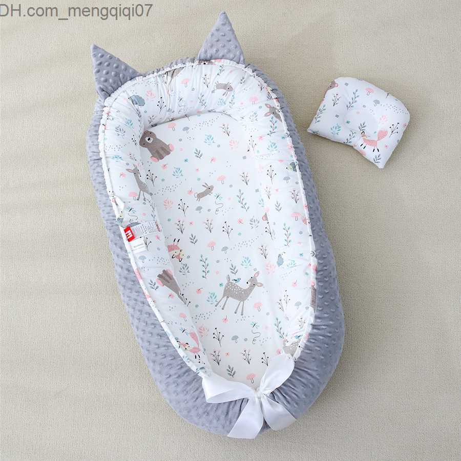 Bassinets Cradles Baby crib baby crib newborn nursery Bassnet travel folding baby nest bumper bed Z230805