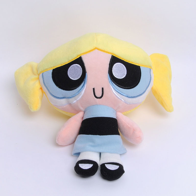 Plush Dolls 3pcs lot 20cm Cartoon anime Powerpuff Girls Plush Toys Cute Blossom Buttercup Bubbles stuffed Plush dolls Gifts For Children