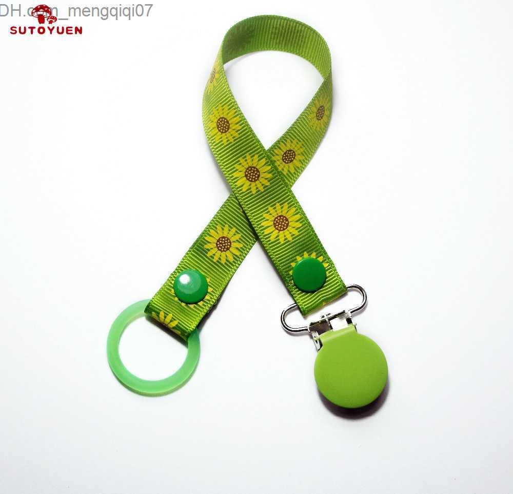 Pacifier Holders Clips# Sutoyuen 10 piece circular metal baby pacifier clip suspension dummy bib teeth toy chain lead nickel Z230804