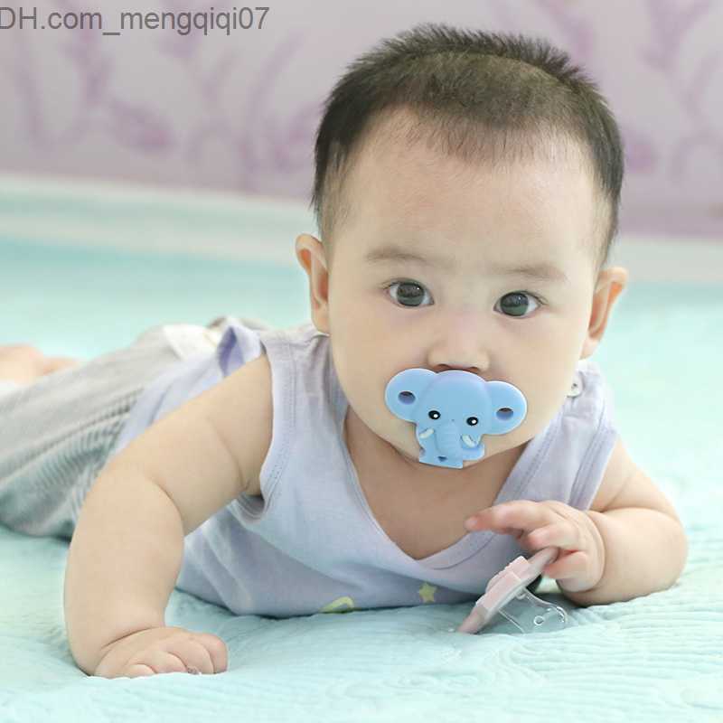 Pacifier Holders Clips# Chenkai 10 pieces of bisphenol A free silicone elephant pacifier dentures DIY newborn baby care jewelry animal toy handicrafts