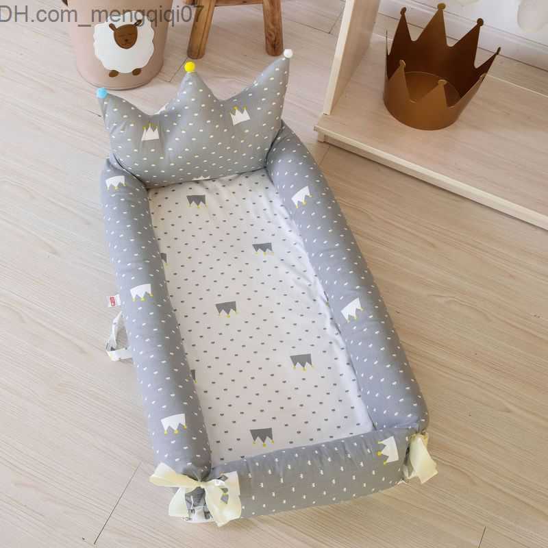 Bassinets Cradles Latest Sleeper Rest Nest Bed Baby Cradle with Blanket Newborn Nursery Baby Bed Z230804