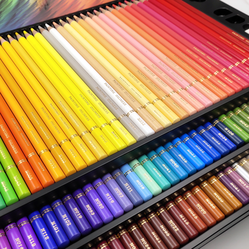 Other Office School Supplies NYONI 72120 Colored Pencil Art Professional Watersoluble 243648 Oil Pencils Soft Core Painting Colours Drawing 230804