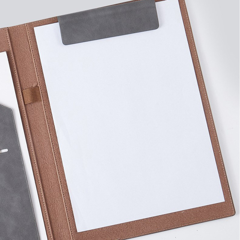 Filing Supplies A4 Folder Office Bill Storage Business Leather Official Document Sales Manager Contract Signing Book 230804