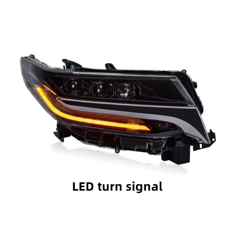 Car Styling Driving Lights For Alphard 30 Series 2018-2021 Headlight LED Assembly Modified Version With 3 Eyes Headlamp