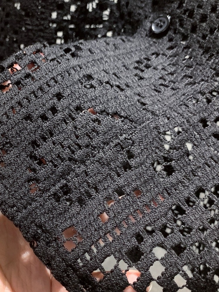 Men's Casual Shirts Summer Mens Hollow Out Crochet Beach Shirt Short Sleeve Single Breasted Loose Fit Tops Vintage Breathable Night Clubwear 2308