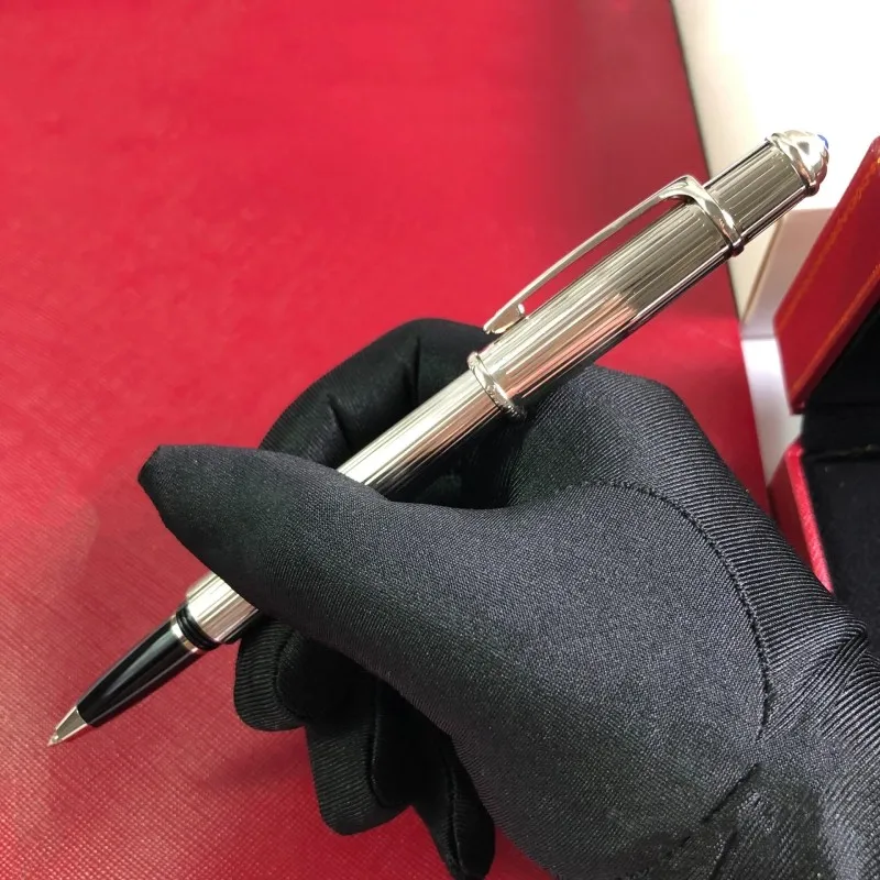 wholesale High quality Diabolo Series Metal Stripe Rollerball Pen Ballpoint Pen Stationery School Office Supplies Writing Smooth Ball Pens 20 Color