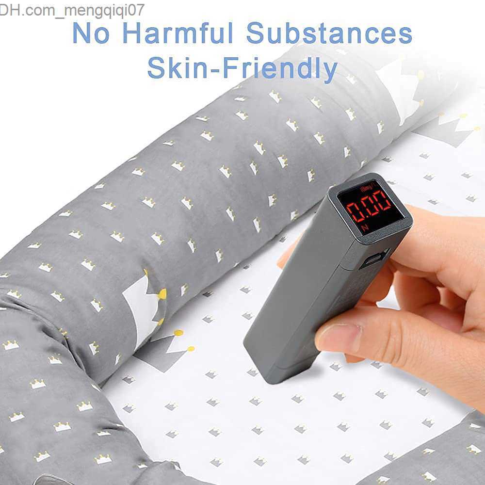 Bassinets Cradles Baby Nest Baby Bed Portable Lounge Bassnet Bumper Sleep with Pillow Cushion Cotton Baby Bed Travel Cradle Neonatal Baby Bed Z230804