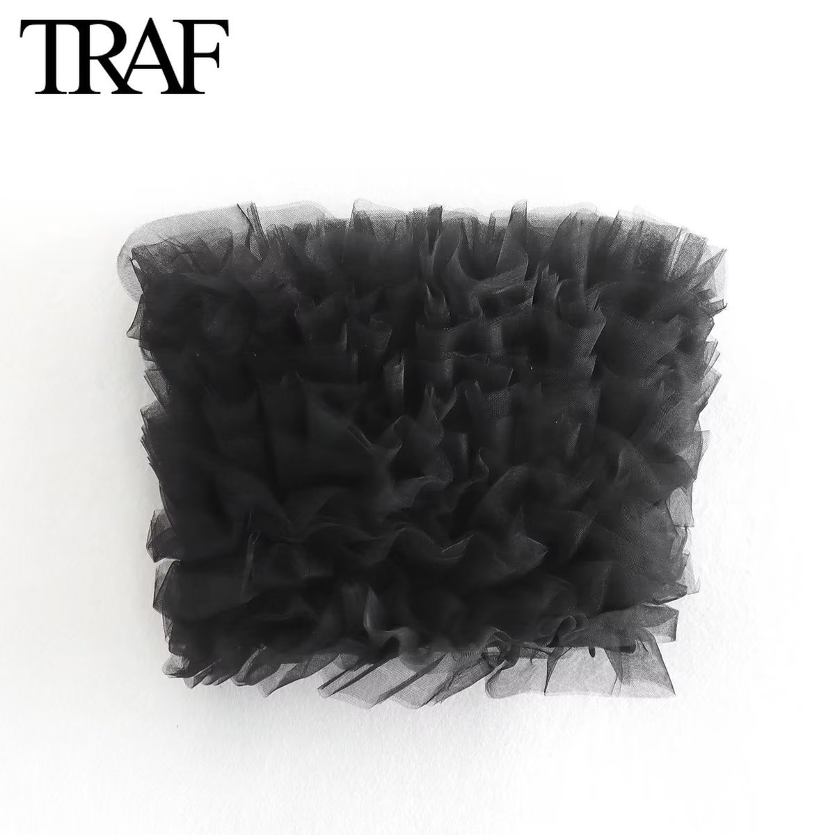 Women's Tanks Camis TRAF Women Fashion Pink Straight Neck Crop Top Tank Sexy Short Corset Mesh Knitted Summer Chic Ladies Tops Mujer 230803