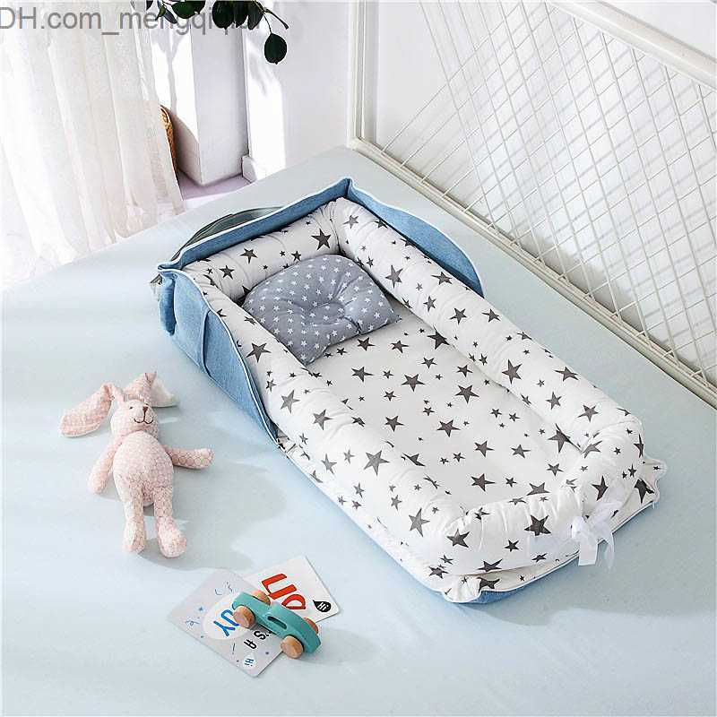 Bassinets Cradles Neonatal mattress Bassnet stroller fence with BagTravel portable crib Playpen bed cradle crib H250212