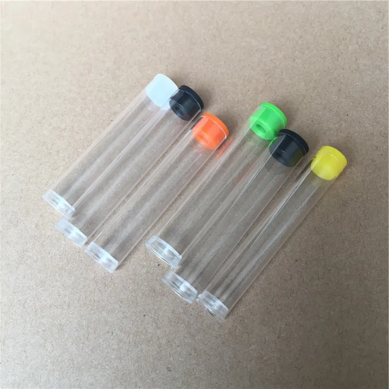 wholesale Packaging Bottles vape Pen Cartridges Packaging storage tubes with caps PP Empty Plastic Tube Package Containers LL