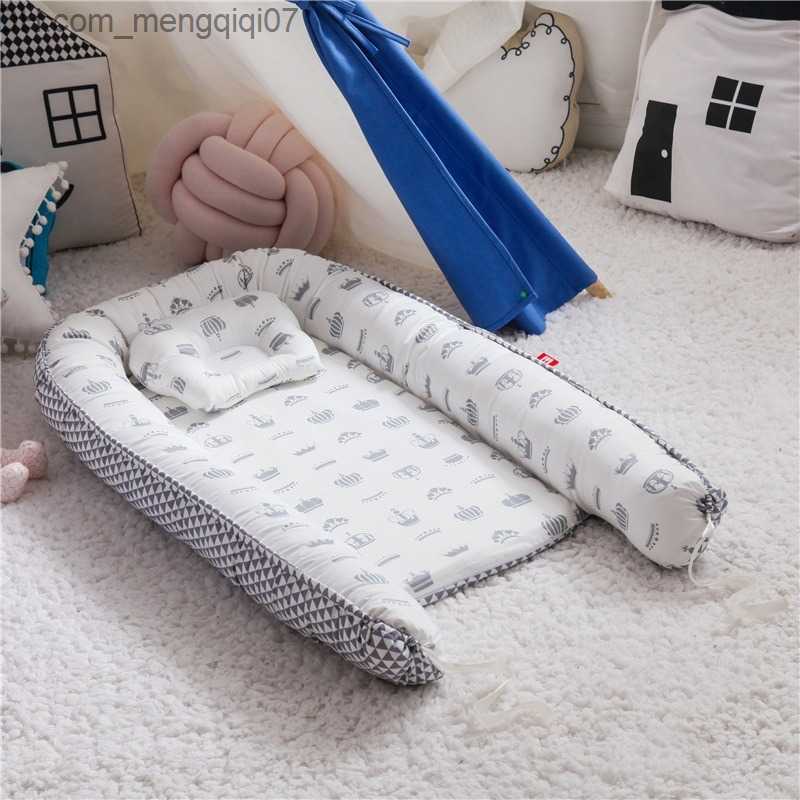 Bassinets Cradles Baby and Newborn Nursery Bassnet Travel Folding Nest Bumper Sleep Bed Baby Cradle Bed 50x85cm Z230804
