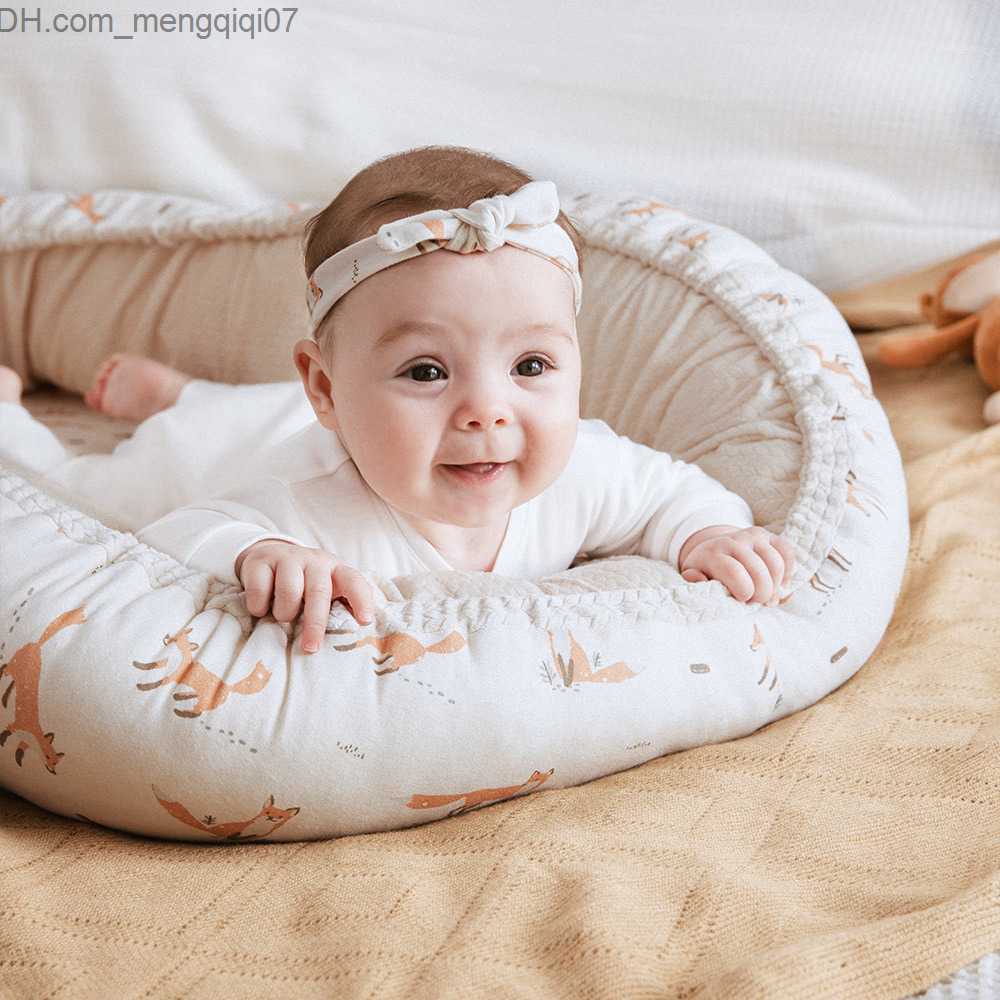 Bassinets Cradles Baby crib Baby crib 65 * 100 cm Baby portable cradle 0-36 months old Boys and Girls Brazilian Nate Baby crib Winter warm bumper Z230