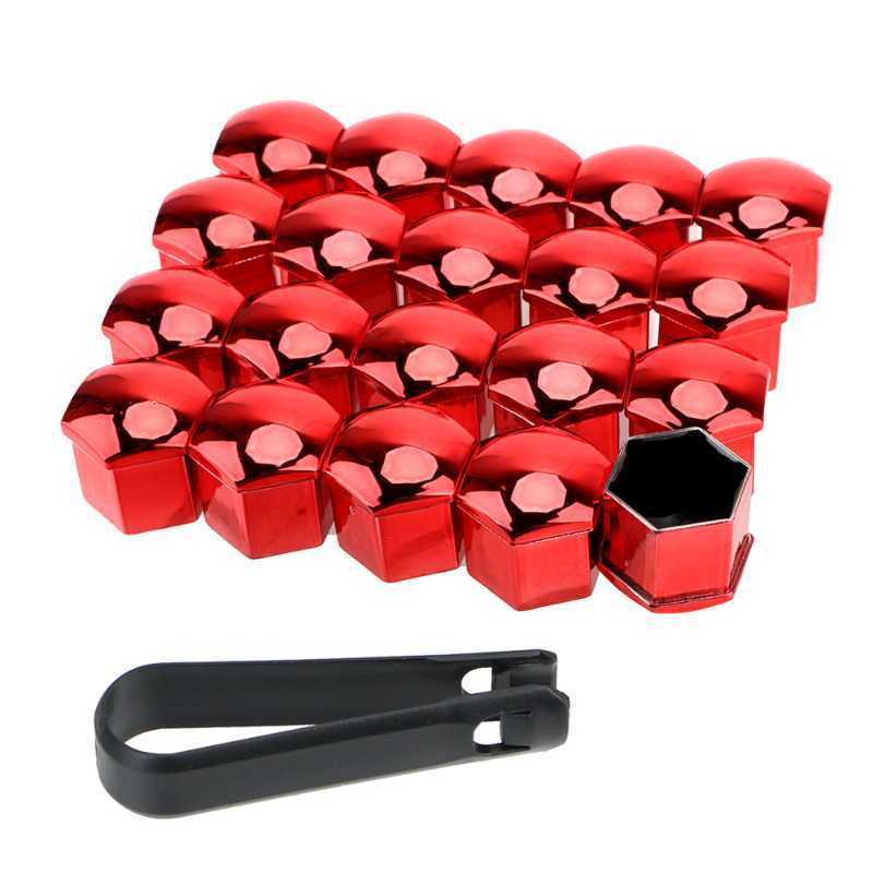 New 20Pcs 17/19/21mm Car Wheel Nut Caps Protection Covers Caps Anti-Rust Auto Hub Screw Cover Car Tyre Nut Bolt Exterior Decoration