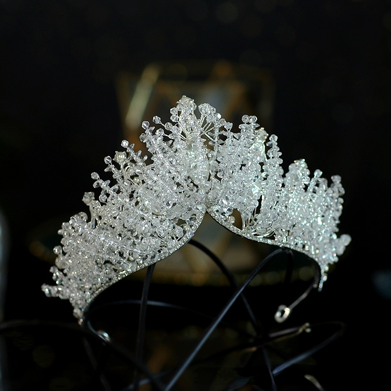 Wedding Hair Jewelry beaded crown headdress bridal wedding dress with baroque atmosphere banquet birthday wholesale 230804