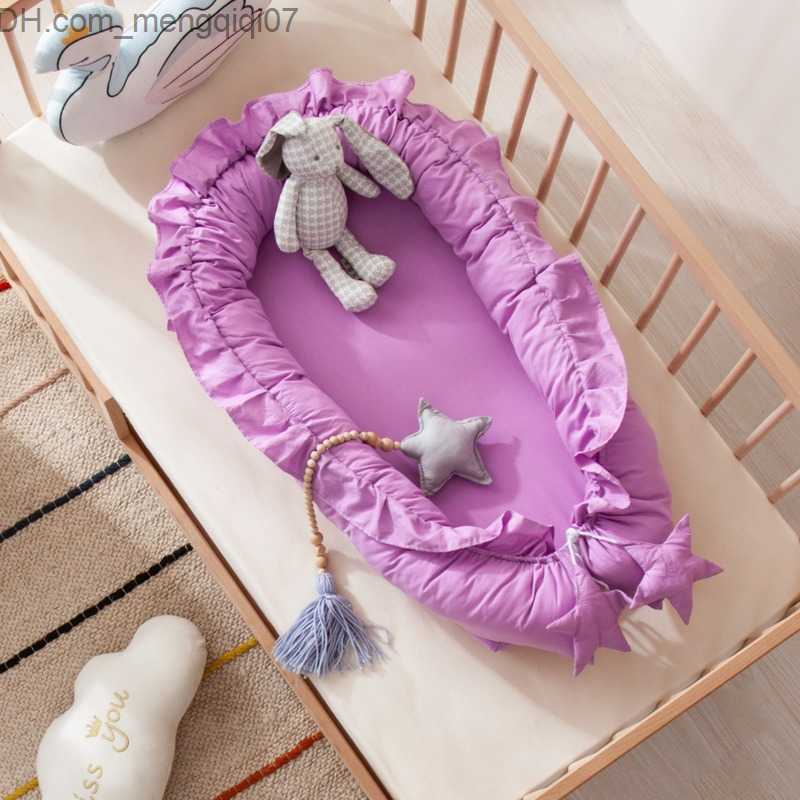 Bassinets Cradles Baby Sleeping Nest Bed Portable Boys and Girls Playing Baby Crib Z230805