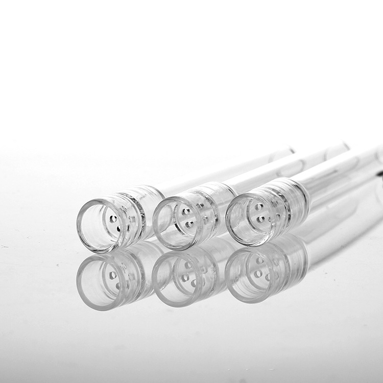 One Hitter Glass Pipe Light weight Portable Durable Design With Filter Glass Tasting Hand Smoking Pipe Logo Tobacco And Herbs Wholesale