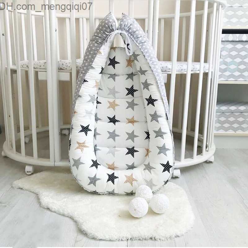 Bassinets Cradles Baby Nest Bed Baby Bed Portable Cotton Cradle Removable and Washable Newborn Travel Sleep Baby Bed Bass Protector Z230804